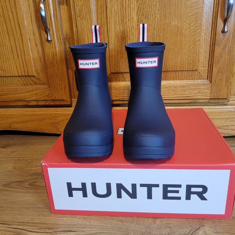 Hunter Blue Winter & Rain Boots - Picture 6 of 12